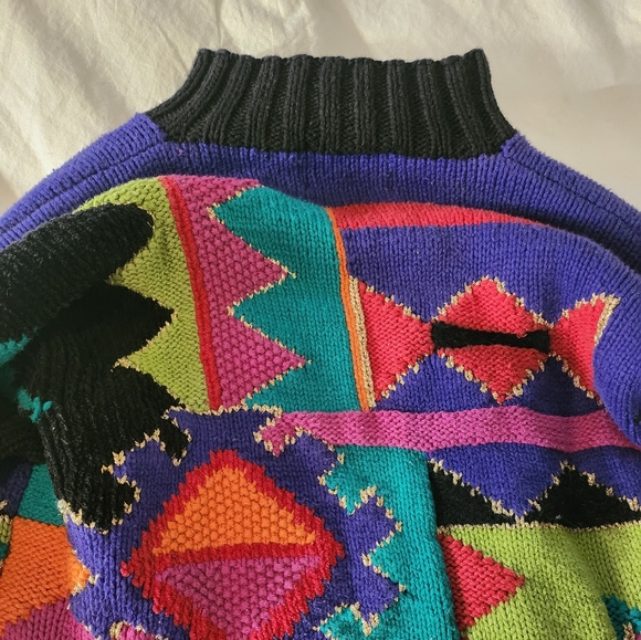 Vintage Marisa Chrislina Collection Hand Knit Sweater - Picture 5 of 15